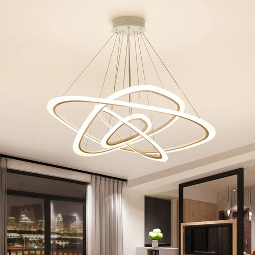 suspension moderne à led pour décoration intérieure élégante - vue 2 sur 11