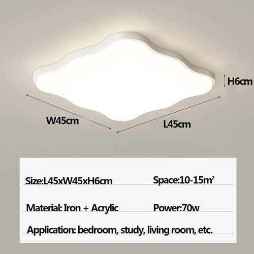 plafonnier moderne à leds pour éclairage intérieur suspendu - vue 16 sur 16