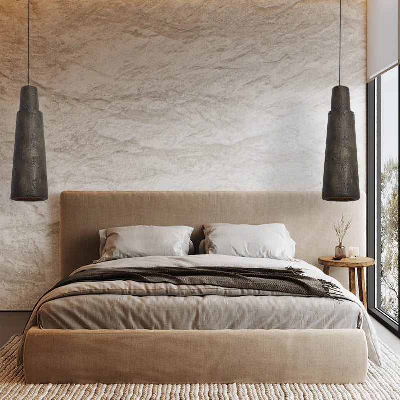 lustre led wabi sabi nordique pour restaurant et bar - vue 4 sur 9