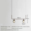 suspension en verre minimaliste pour bar et restaurant