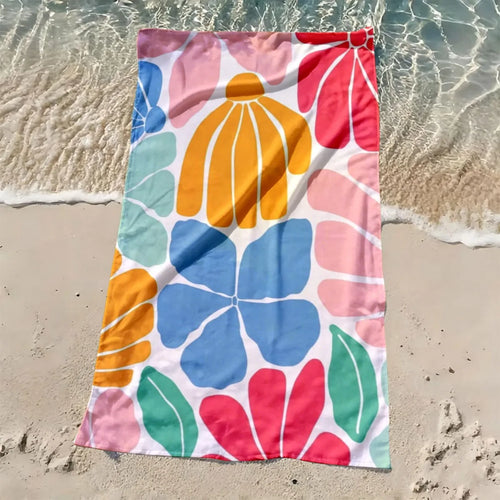 serviette de plage extra large style cartoon douce - vue 4 sur 6