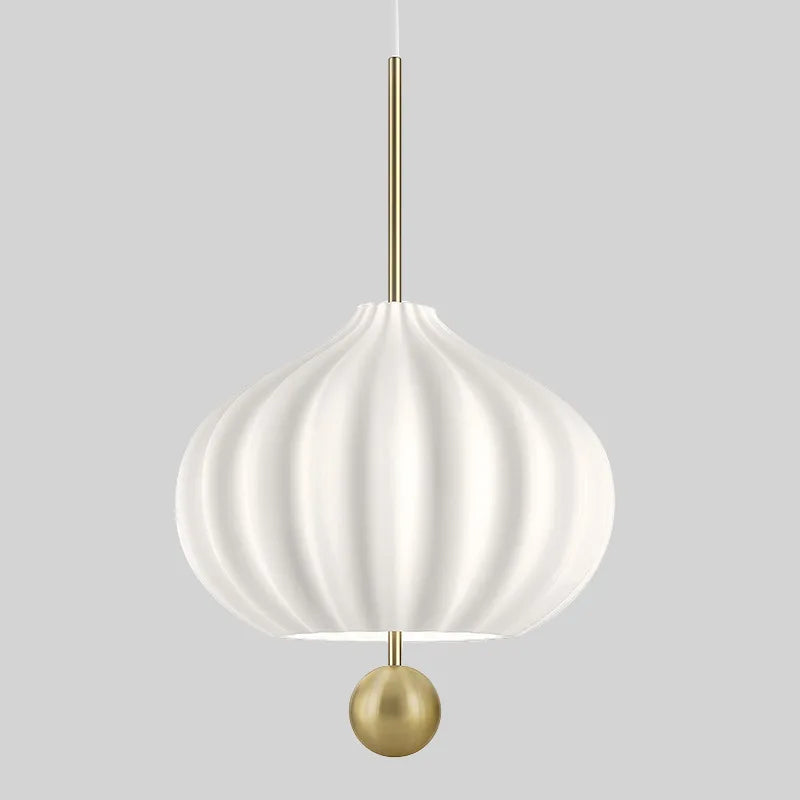 suspension moderne en verre avec fil réglable en métal - vue 4 sur 8