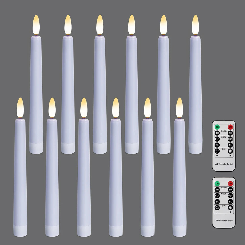 bougie led télécommandée avec minuterie pour décoration festive - vue 6 sur 11