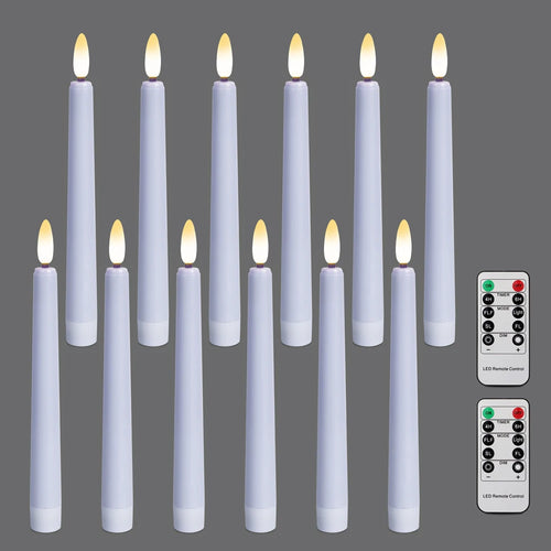 bougie led télécommandée avec minuterie pour décoration festive - vue 2 sur 11