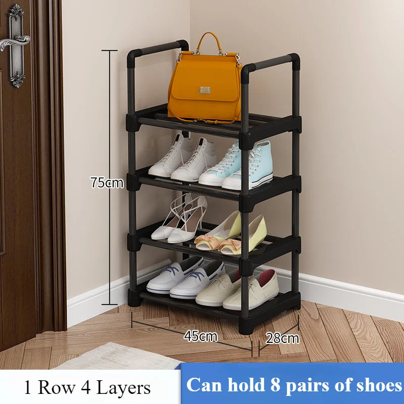 étagère à chaussures amovible multicouche pour rangement pratique - vue 7 sur 11