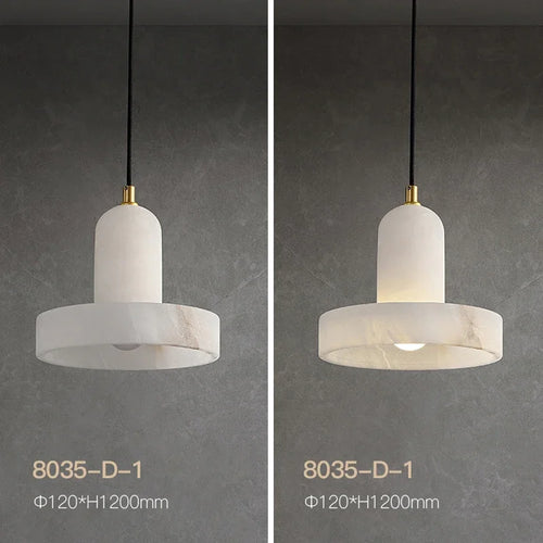 suspension moderne en marbre naturel pour décoration intérieure - vue 7 sur 9