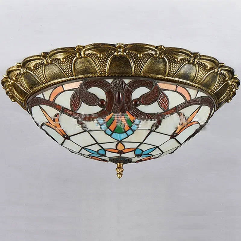 plafonnier baroque en verre de bohême pour décoration moderne - vue 5 sur 8