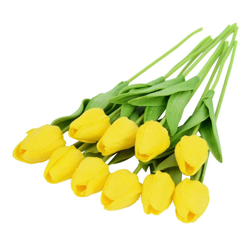 lot de 10 tulipes artificielles pour décoration de mariage et jardin - vue 26 sur 33
