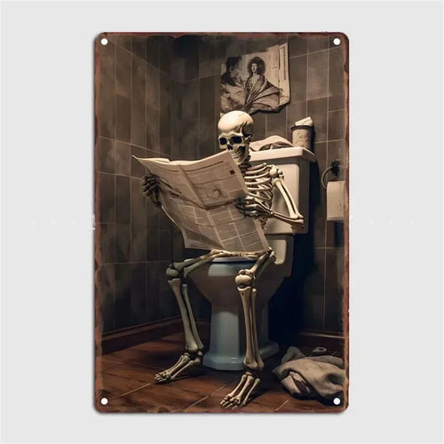 plaque en métal rétro pour décoration murale amusante - vue 13 sur 38