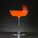Verres à cocktail champagne martini vin à pied