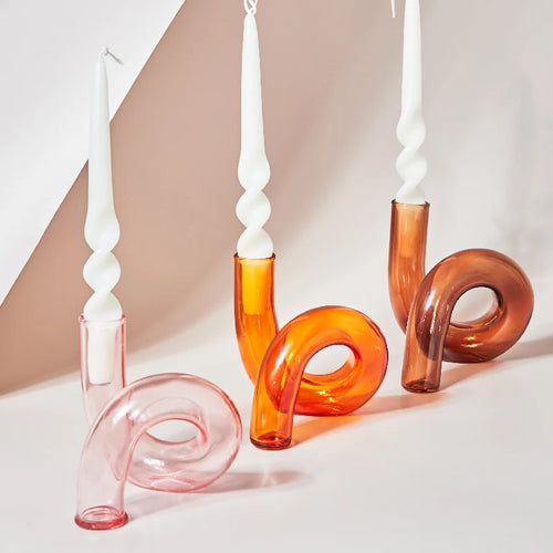 vases en verre bougeoirs décoratifs pour mariage et événements - vue 2 sur 14