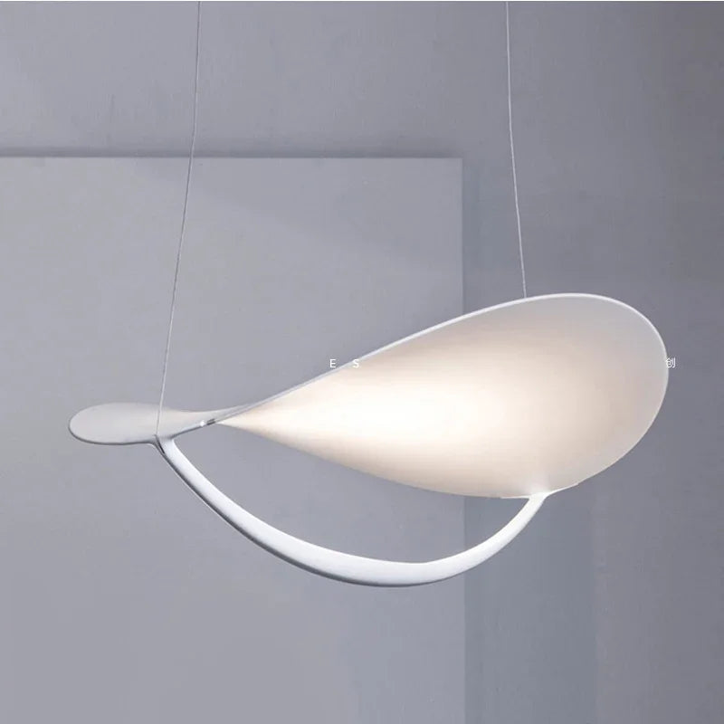 Lustre led en métal design italien moderne décorative - vue 4 sur 8