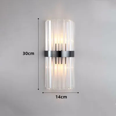 applique murale en cristal design pour éclairage moderne de la maison - vue 8 sur 21