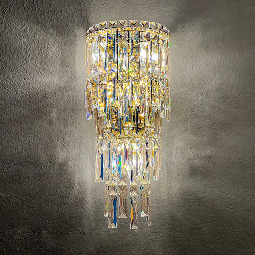 applique murale en cristal pour décoration intérieure moderne - vue 4 sur 6