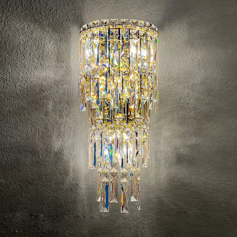 applique murale en cristal pour décoration intérieure moderne - vue 3 sur 6