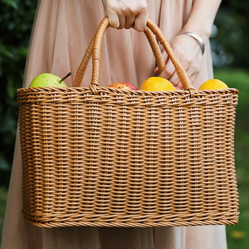 panier tissé pour plantes décoration et rangement multifonctionnel - vue 5 sur 7