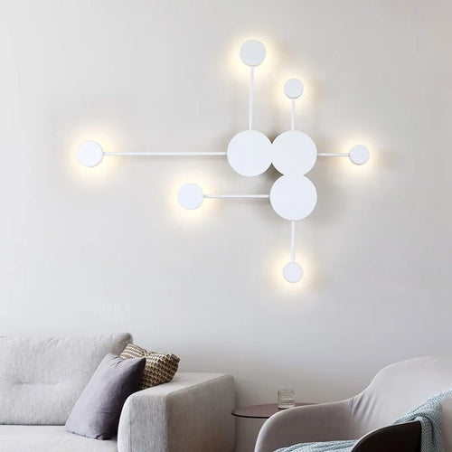 Modern Nordic Black Wall Lamp  AC110V AC220V Bedroom Bedside Wall Sconce Light Art Decoration Fixtures Living Room Wall Lights - vue 6 sur 23