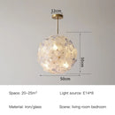suspension moderne en verre pour décoration intérieure design rétro