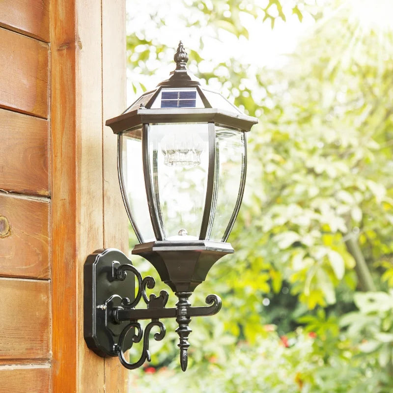 lampe solaire extérieure pour éclairage de jardin et allée - vue 4 sur 14