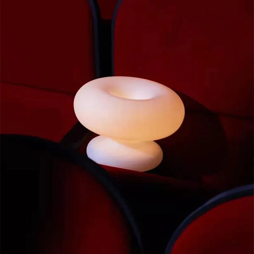 lampe à poser champignon en verre pour décoration intérieure - vue 3 sur 6