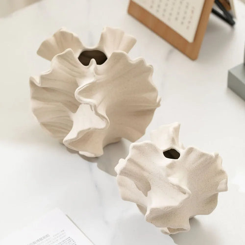 vase en céramique design nordique pour décoration florale moderne - vue 5 sur 10