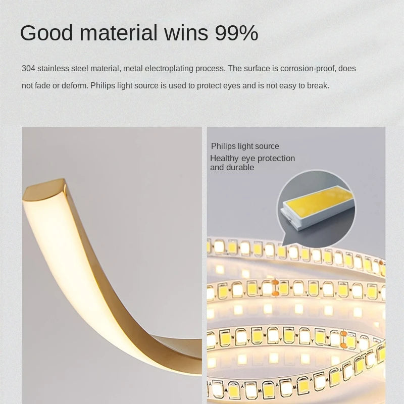 lustre moderne minimaliste en acier inoxydable pour restaurant et bar - vue 5 sur 10