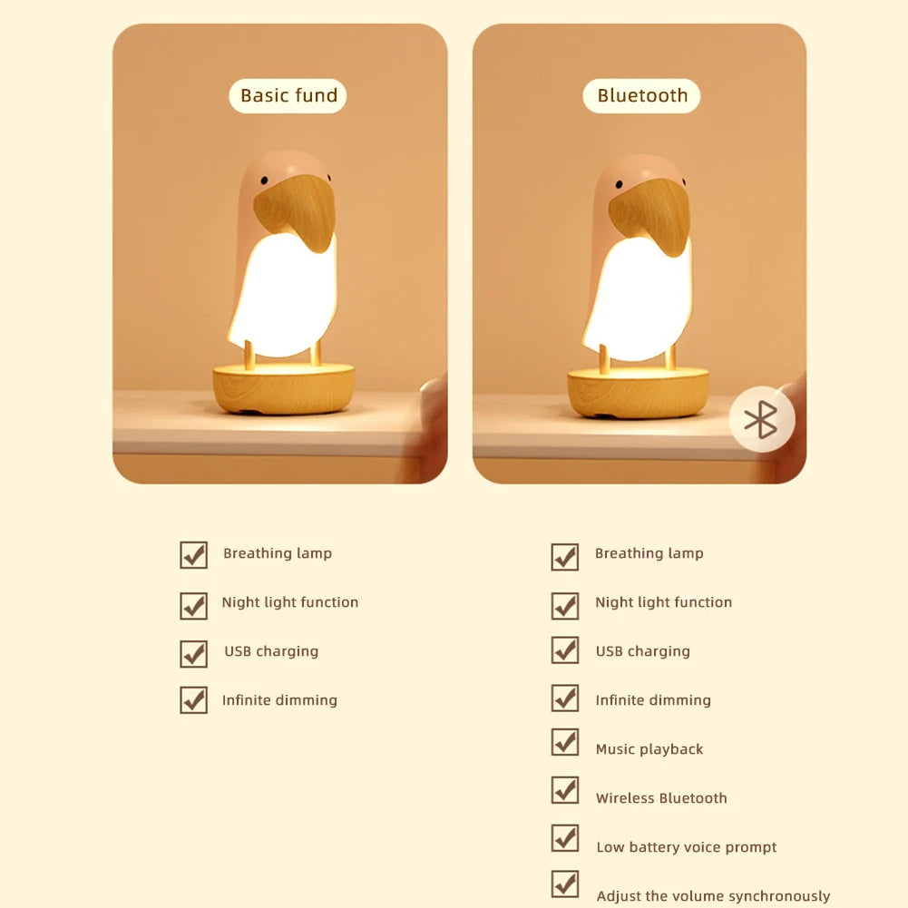 Lampe Veilleuse LED en forme d'oiseaux mignons - vue 6 sur 6