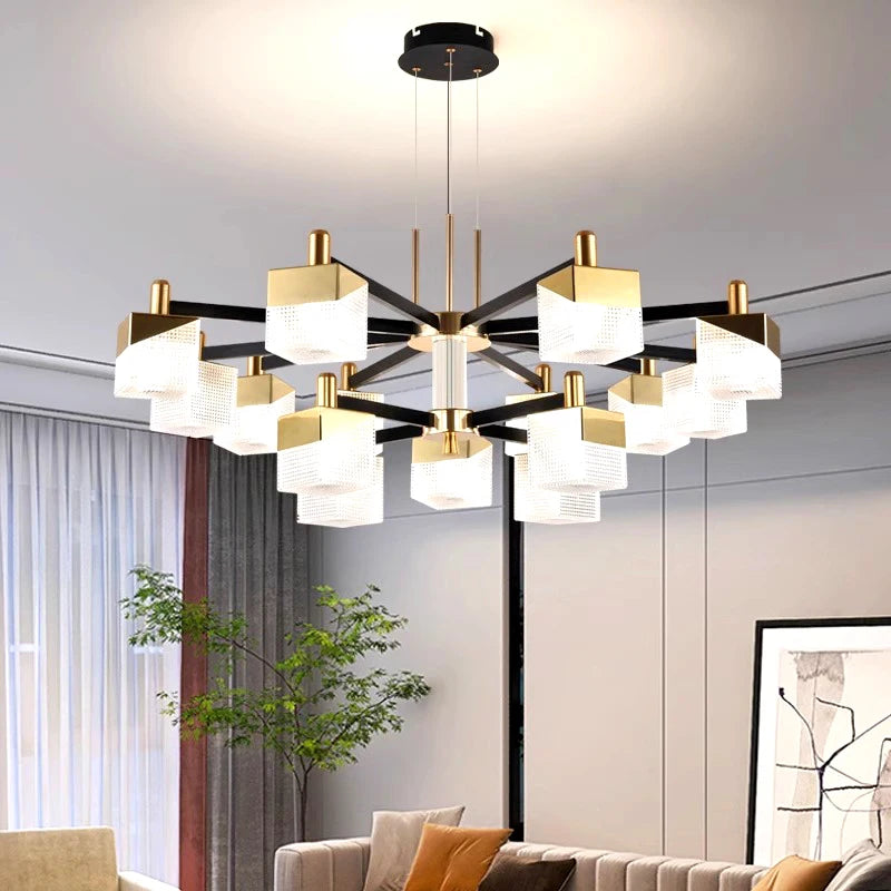 lustres modernes led suspendus pour éclairage intérieur - vue 4 sur 13