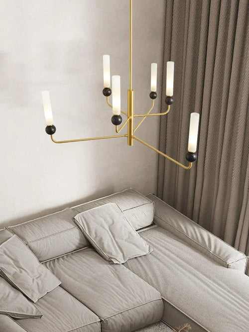 lustre moderne à LED pour décoration intérieure élégante et simple - vue 5 sur 10