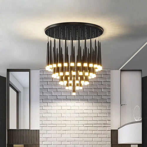 lustre suspendu moderne à LED pour intérieur contemporain - vue 3 sur 14