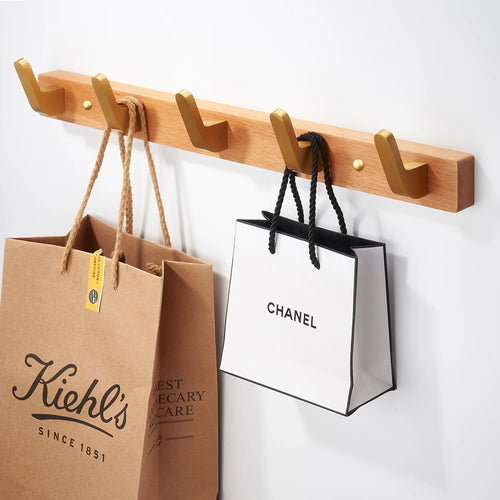 crochet mural en bois pour rangement et décoration intérieure - vue 8 sur 12