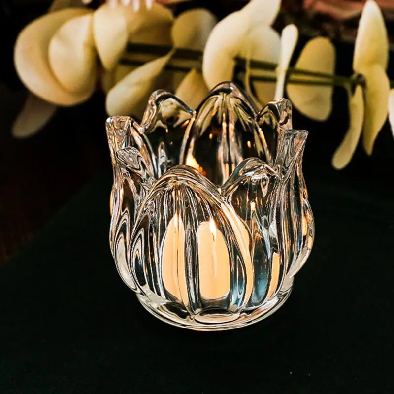 accessoires romantiques pour dîner bougeoirs tasses et bougies - vue 5 sur 8