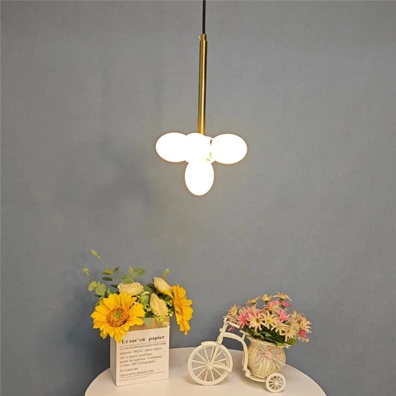 lustre minimaliste en verre design moderne pour intérieur élégant - vue 4 sur 9