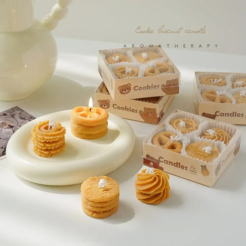 coffret cadeau bougies aromathérapie biscuits créatifs et cire à modeler - vue 4 sur 7