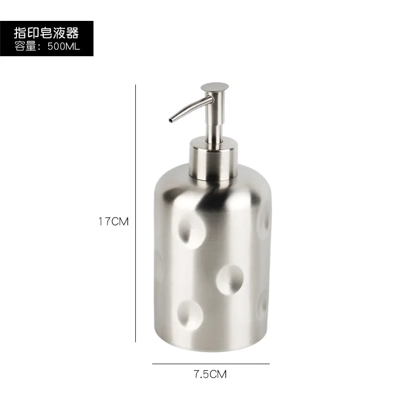 distributeur de savon liquide en acier inoxydable pour salle de bain - vue 14 sur 20