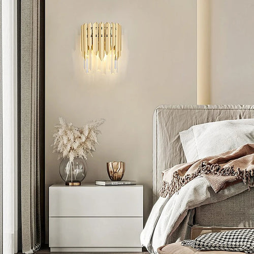 luxe et modernes applique murale en cristal pour hôtel - vue 2 sur 11