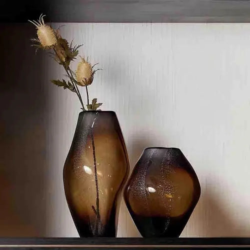 vase en verre transparent pour fleurs et terrarium décoration élégante - vue 2 sur 8
