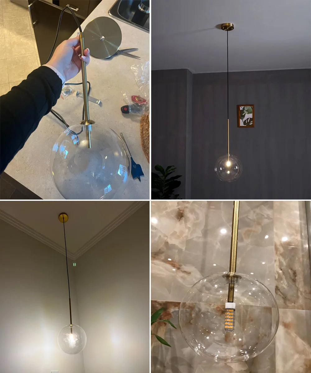 Suspension LED au design nordique moderne - vue 10 sur 10
