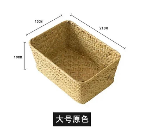 panier de rangement en osier tressé pour la cuisine - vue 13 sur 12