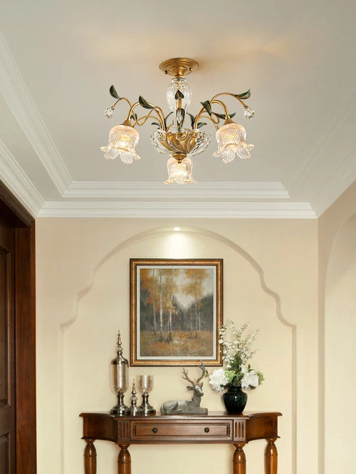 lustre en cristal français éclairage avancé pour intérieur élégant - vue 3 sur 8