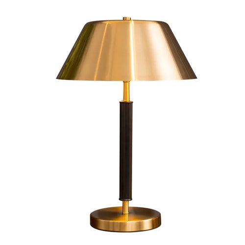 Nordic Copper Table Lamp with Changeable Bulb Led Desk Light for Bedroom Living Room - vue 2 sur 7