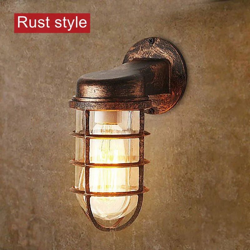 applique murale rétro industrielle pour extérieur et intérieur - vue 11 sur 14