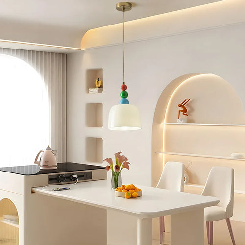 lustre créatif en verre pour une décoration nordique élégante - vue 6 sur 8