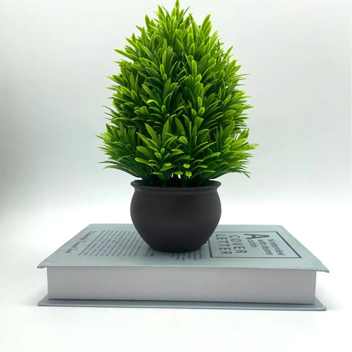 plantes artificielles bonsaï en pot pour décoration intérieure et bureau - vue 5 sur 5