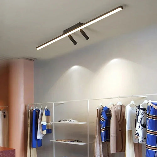 lustre led moderne avec projecteurs acrylique pour éclairage intérieur - vue 4 sur 9