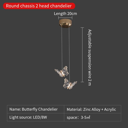 suspension en cristal nordique avec éclairage moderne décoratif - vue 15 sur 18