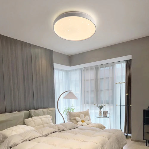 plafonnier led nordique simple rond pour décoration intérieure - vue 6 sur 14