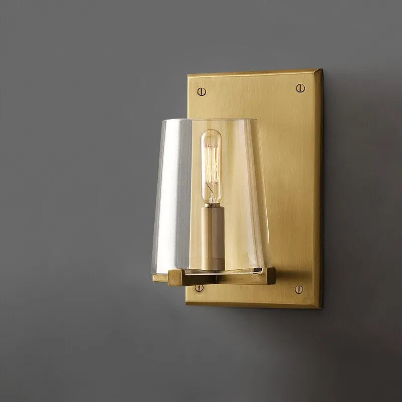 applique murale led en verre pour éclairage intérieur moderne - vue 6 sur 10