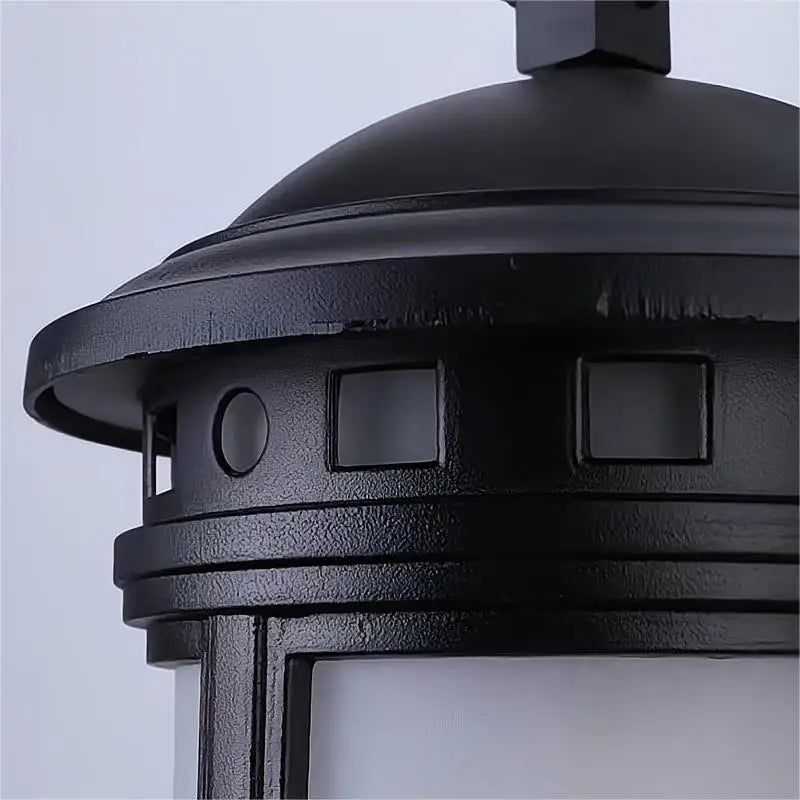 applique murale d'extérieur rétro lumineuse pour jardin et cour - vue 6 sur 8