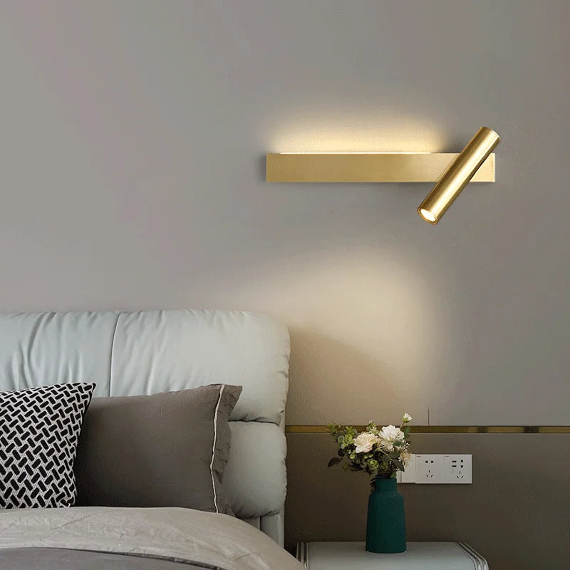 applique murale led de luxe simple style nordique créatif - vue 4 sur 14